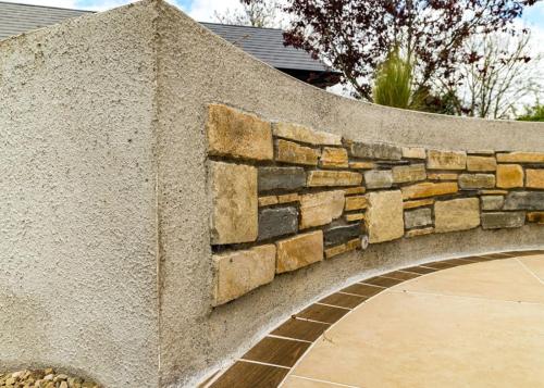 Concrete Garden Bench finished in Stone