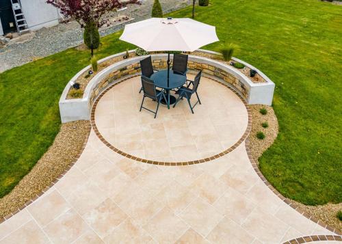 Curved Patio Install Kilkenny