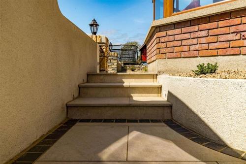 Stone steps by Castle Masons