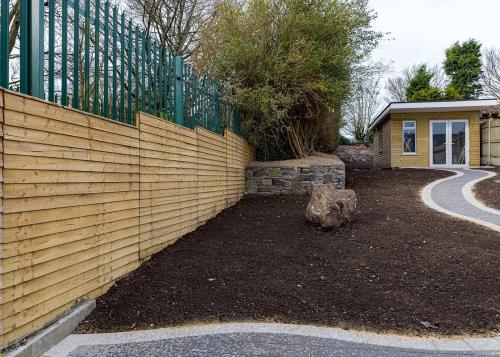 Fresh Topsoil and garden fence